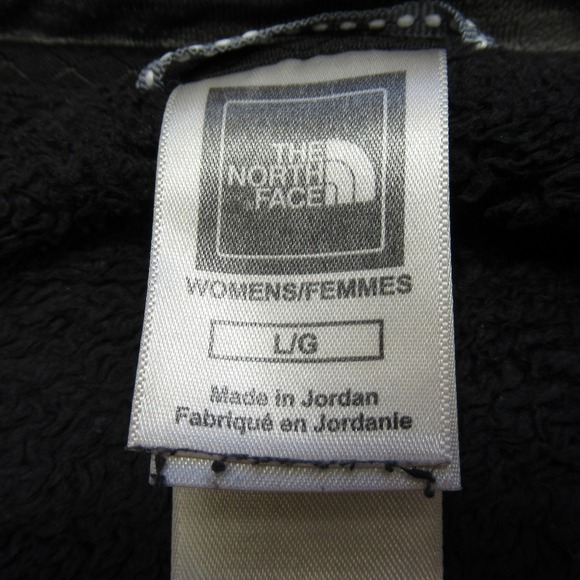 The North Face Jacket Womens Large Black Osito Fuzzy Fleece 1/2 Zip Pullover - Picture 4 of 14